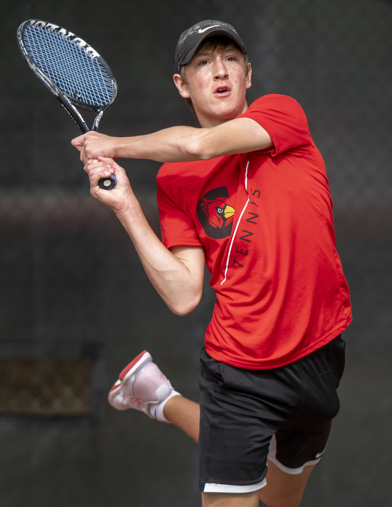 Class B boys state tennis, 10.14